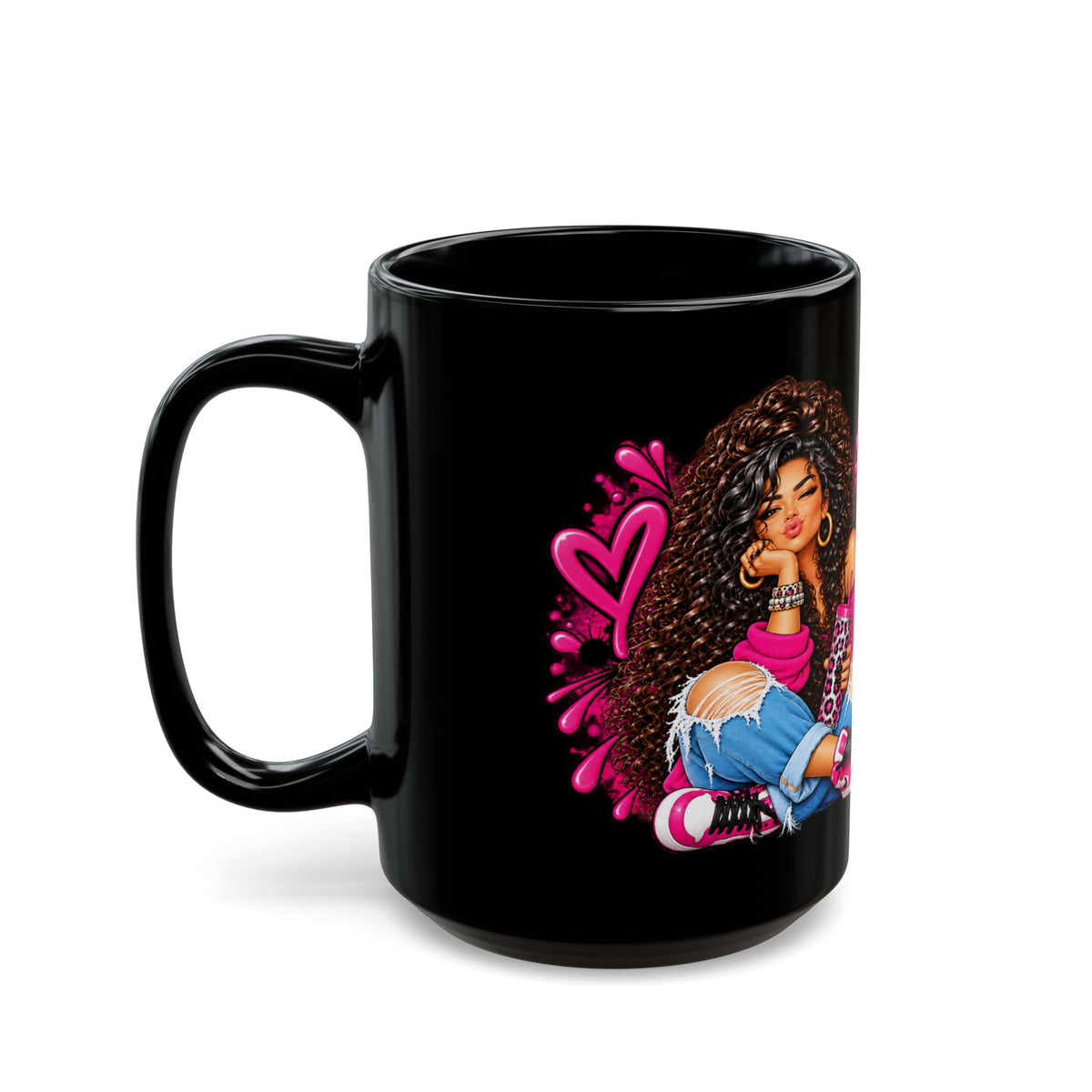 “I’m Not Mean, I’m Spicy Nice” Afrocentric Coffee Mug