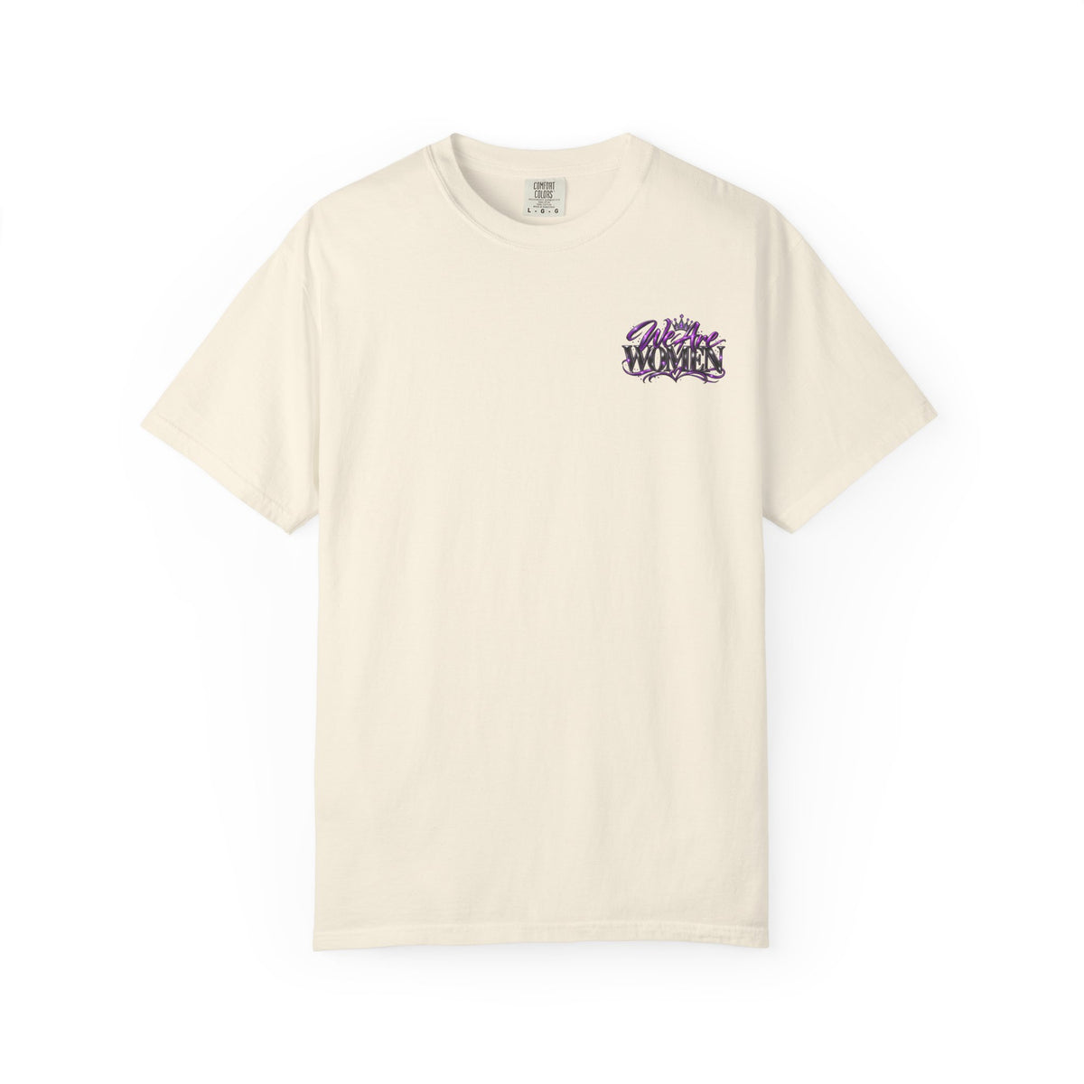 Unapologetically Women T-Shirt — Empowerment Graphic Tee with Crown, Books & Fashion Illustration