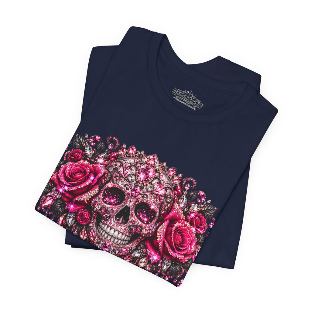 Sugar Skull Roses Gothic T-Shirt