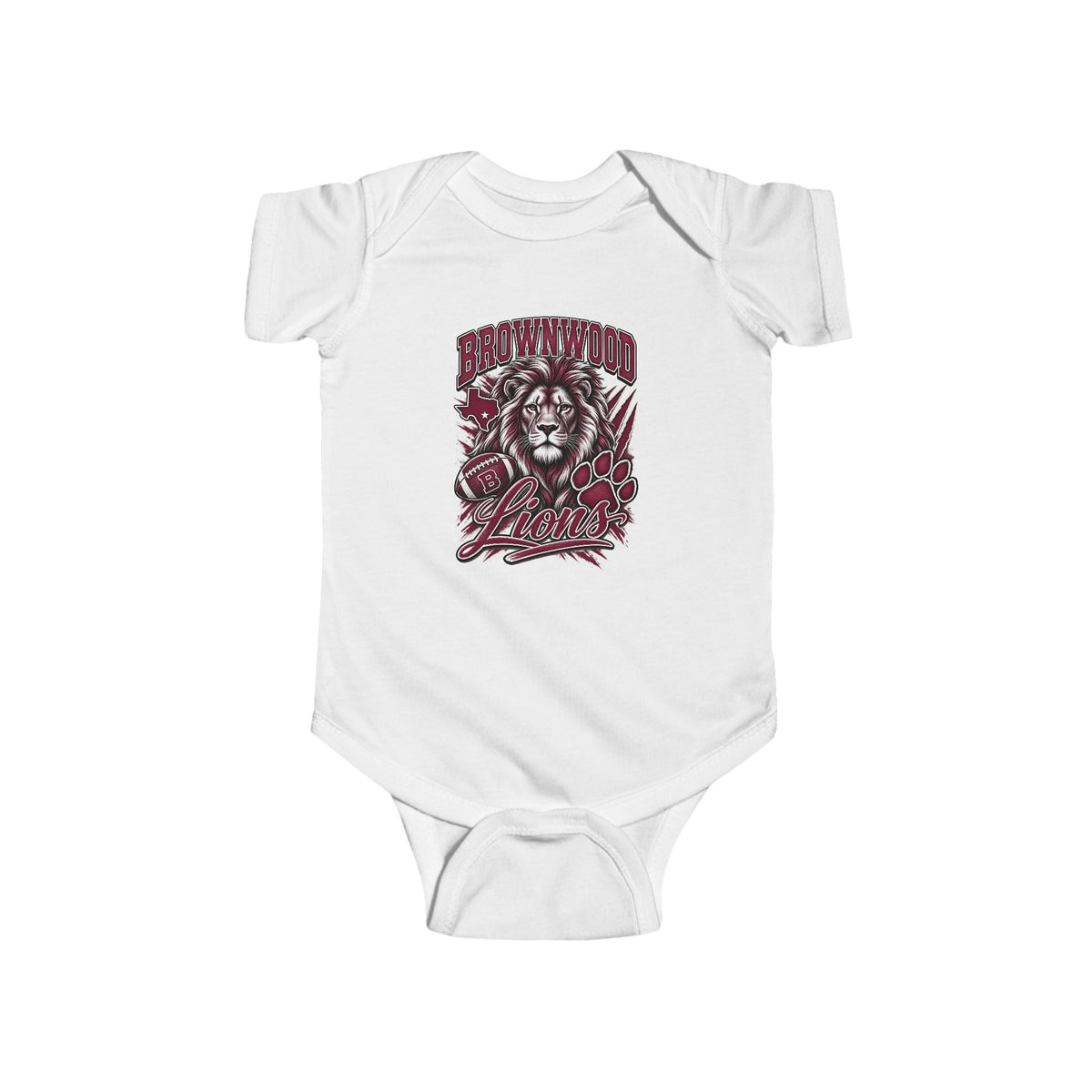 Brownwood Lions Infant Fine Jersey Bodysuit