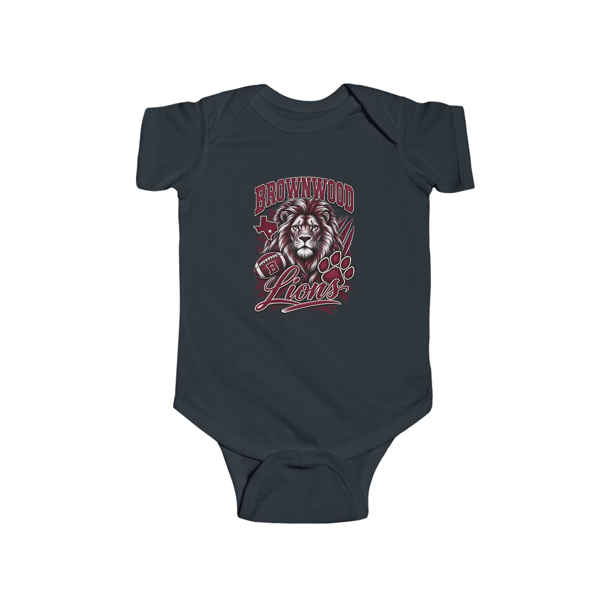 Brownwood Lions Infant Fine Jersey Bodysuit