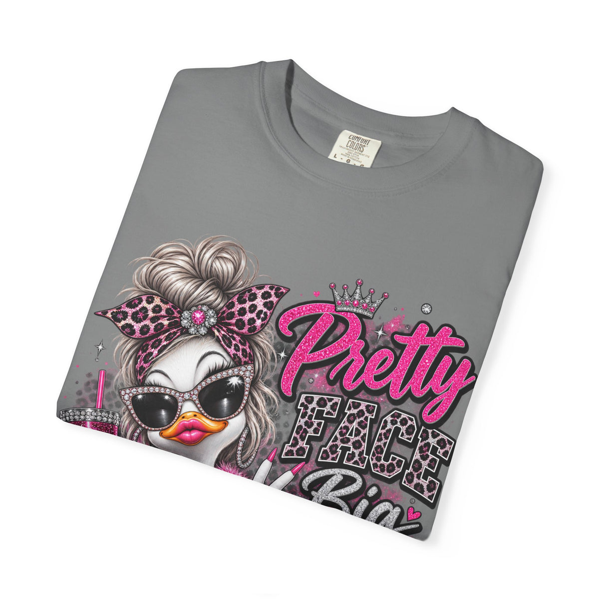 Pretty Big Attitude T‑Shirt — Cute Sassy Graphic Tee