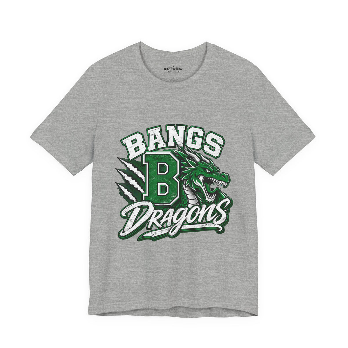 Bangs Dragons Vintage Mascot Graphic T-Shirt