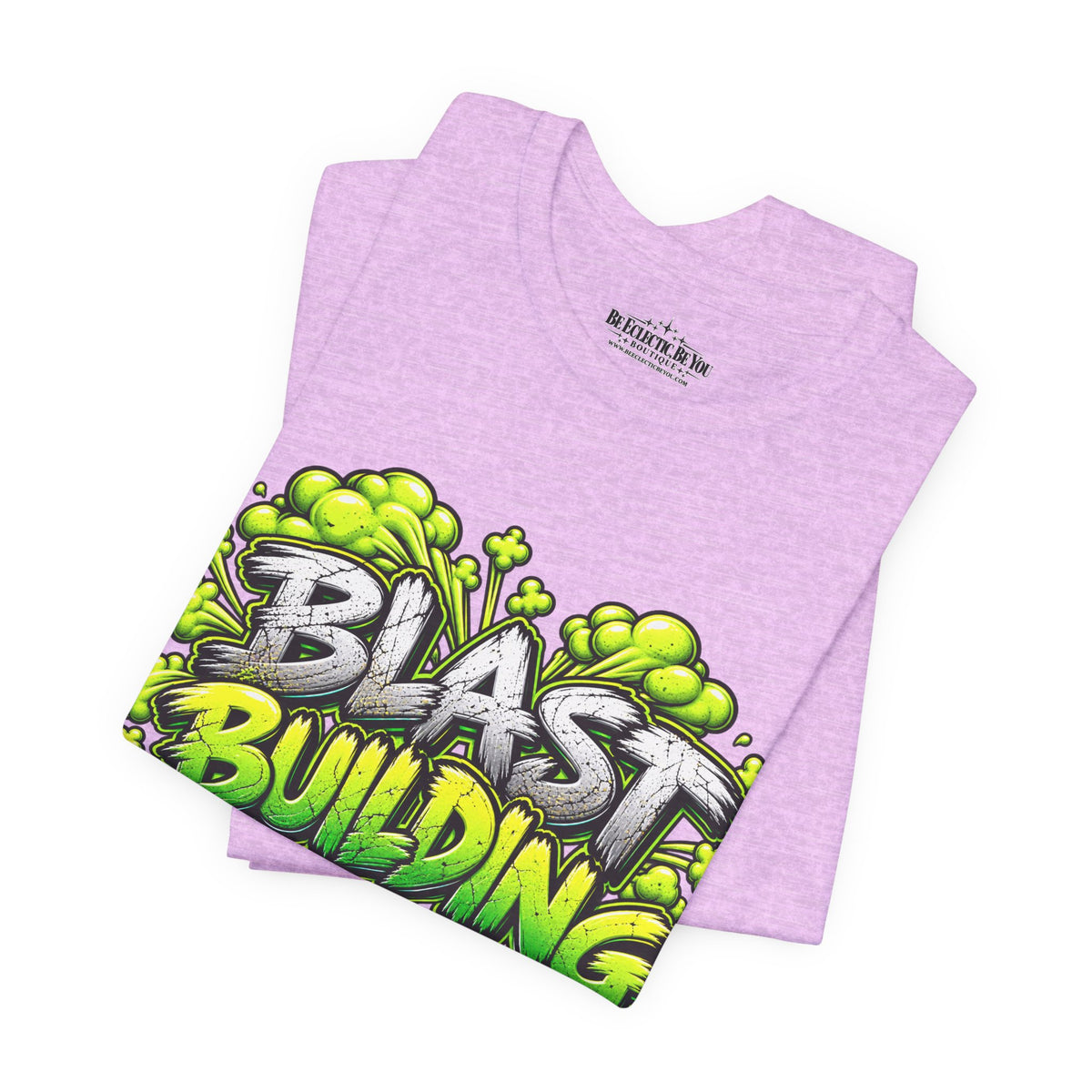 Blast Building Warning Blast Zone Graphic T-Shirt