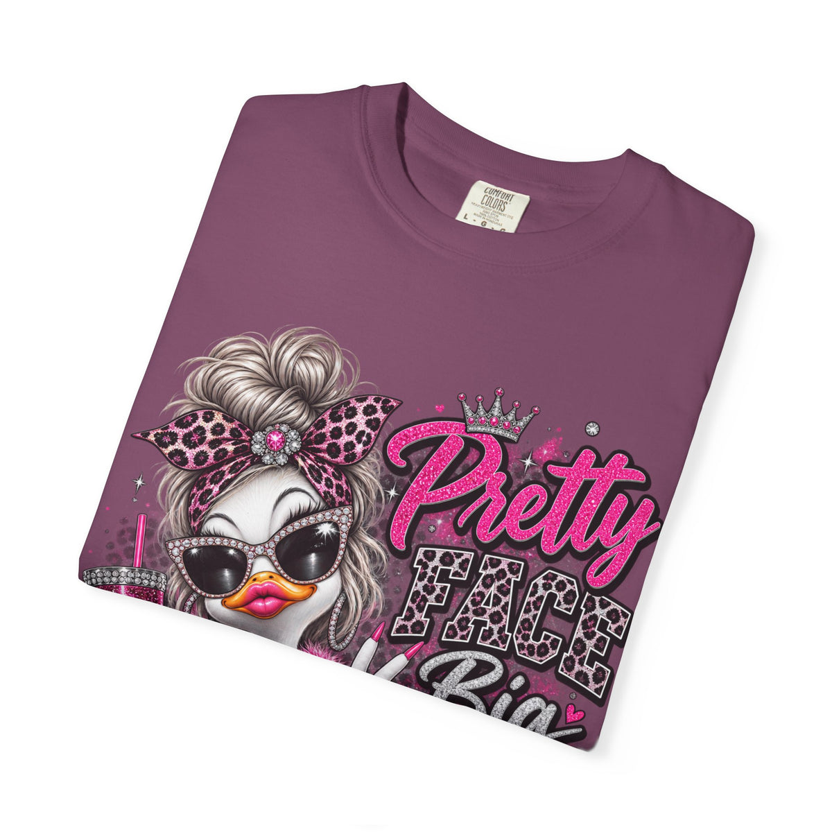 Pretty Big Attitude T‑Shirt — Cute Sassy Graphic Tee