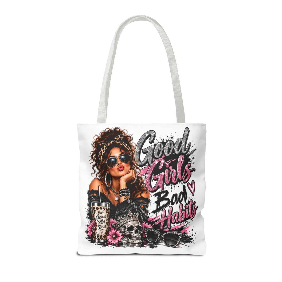 Good Girls Bad Habits Tote Bag — Fashionable Graphic Shopper