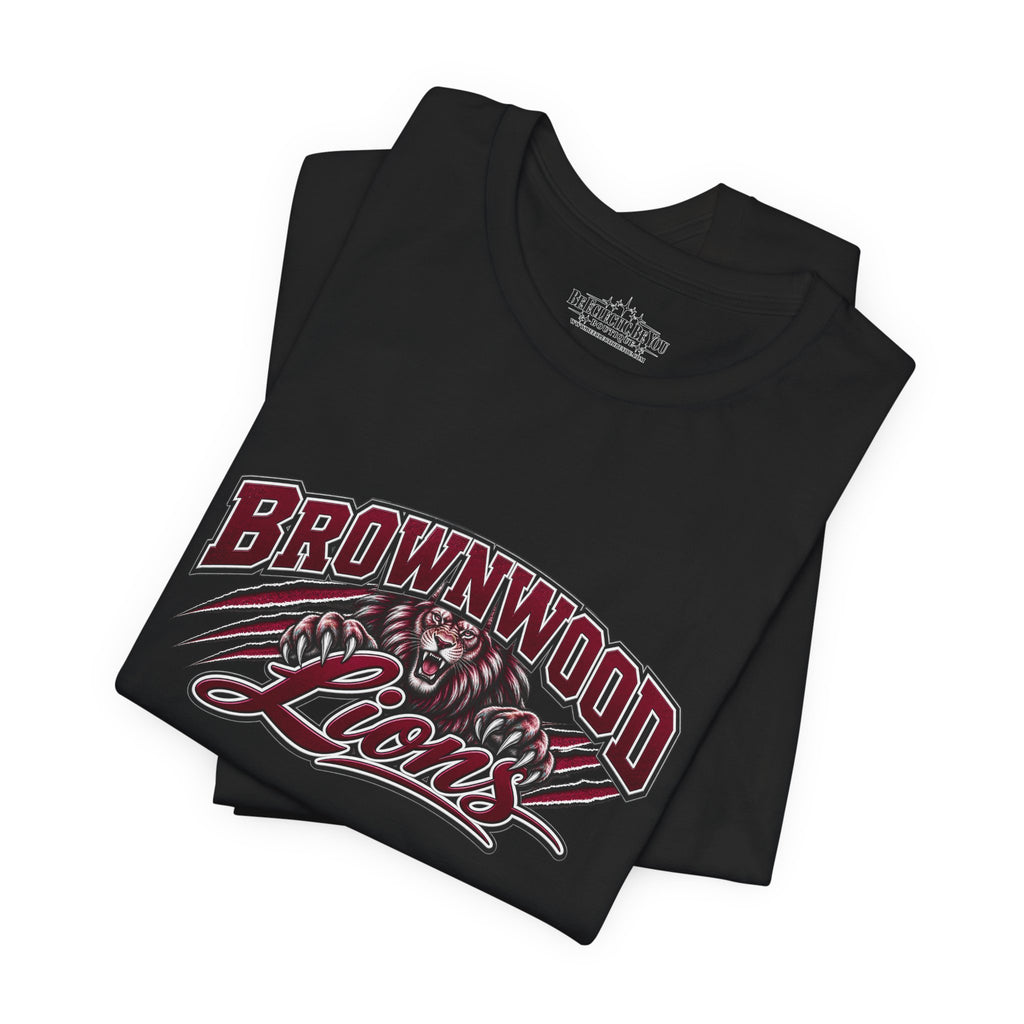 Brownwood Lions Vintage School Graphic T-Shirt