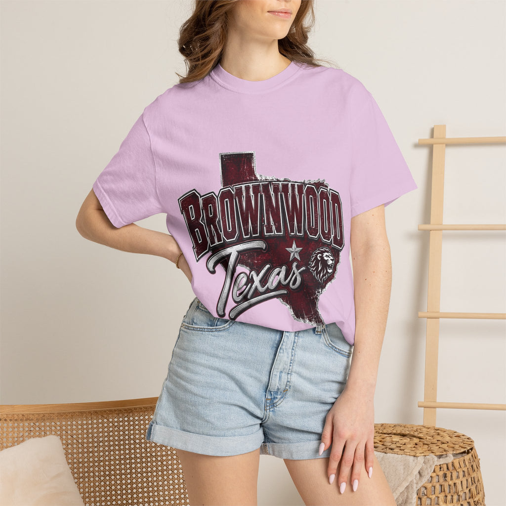Brownwood Texas Unisex Garment-Dyed T-shirt