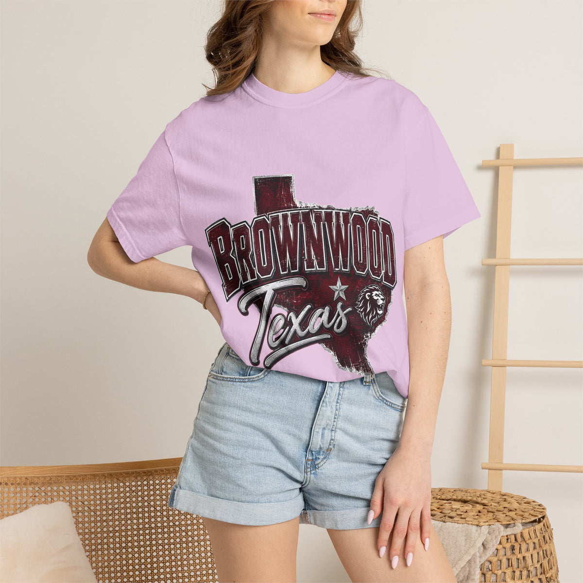 Brownwood Texas Unisex Garment-Dyed T-shirt