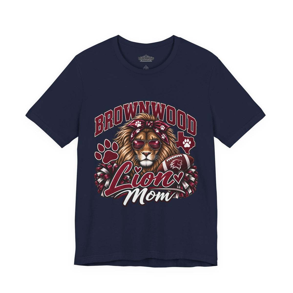 Brownwood Lion Mom Graphic T-Shirt