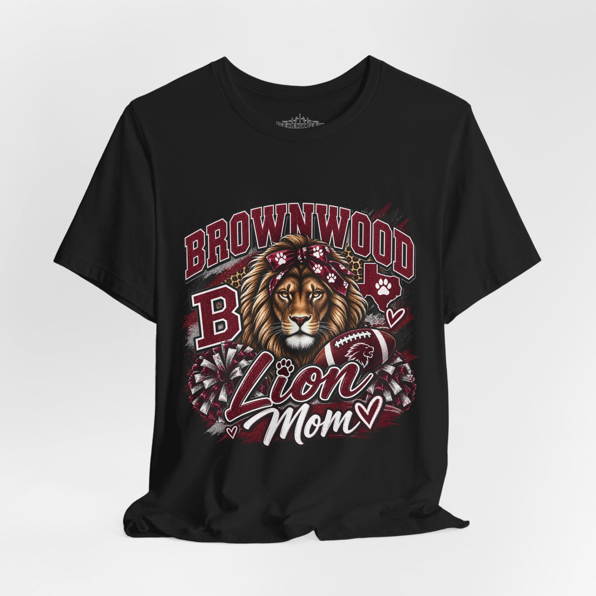 Brownwood B Lion Mom Graphic Tee
