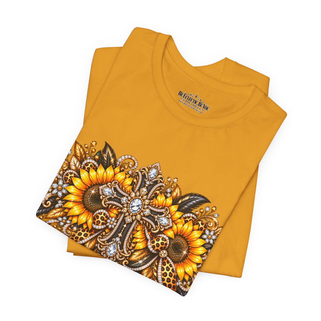 Ornate Sunflower Mandala Tee
