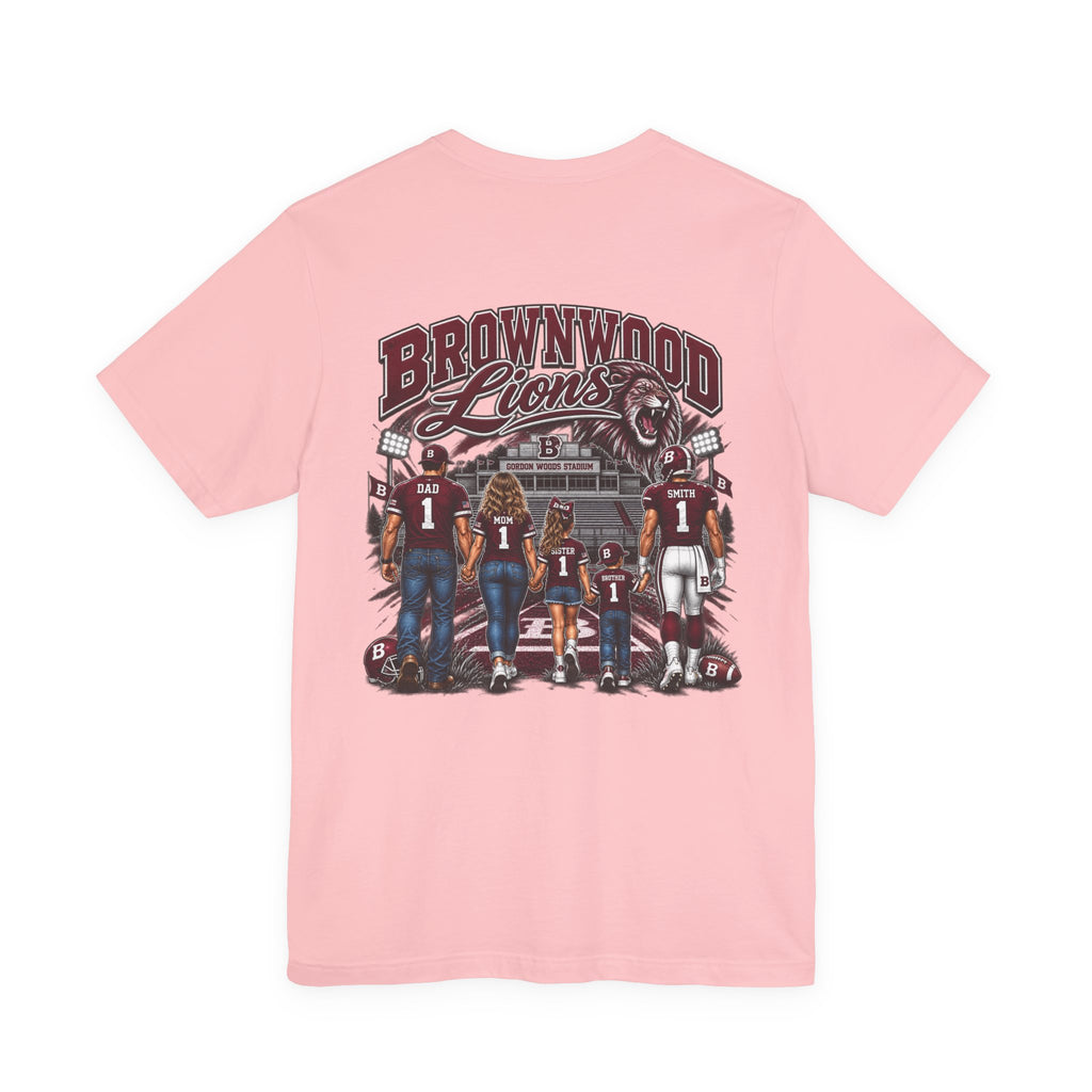 Brownwood Lions Family Football Graphic T-Shirt