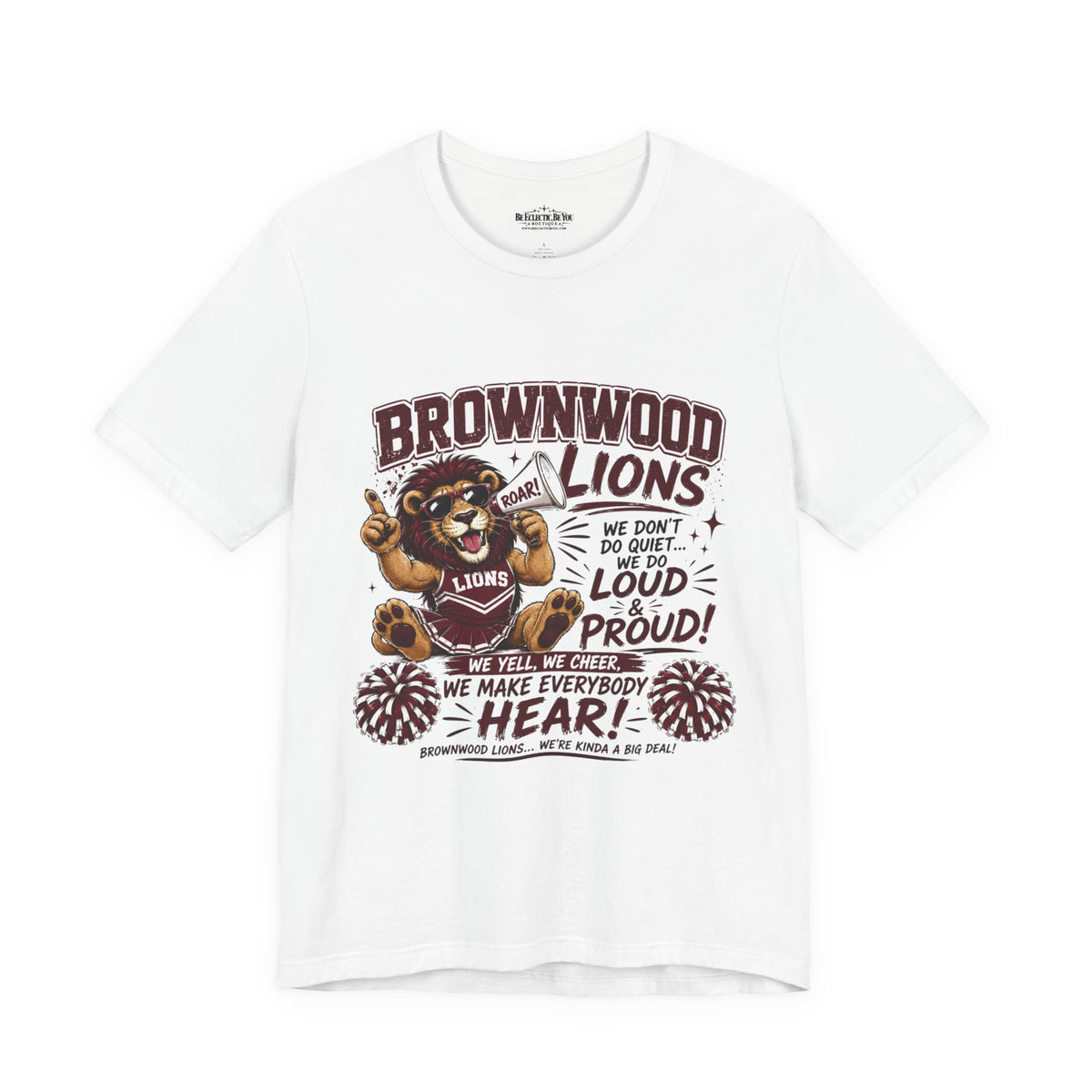 Brownwood Lions Team Spirit Cheer Jersey Tee