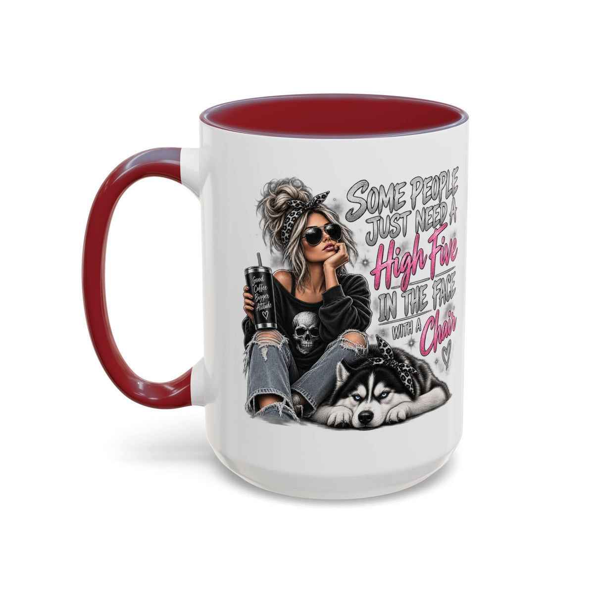“Some People Just Need a High Five” Mug