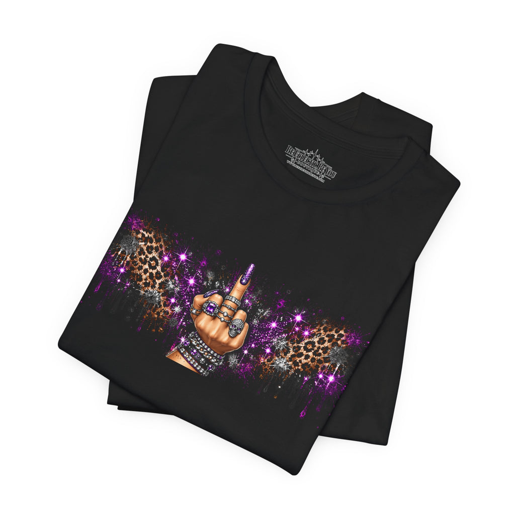 Rude Finger Graphic T-Shirt