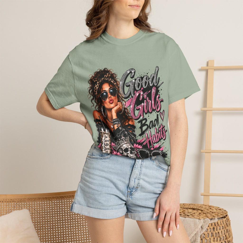Good Girls Bad Habits Graphic T-Shirt