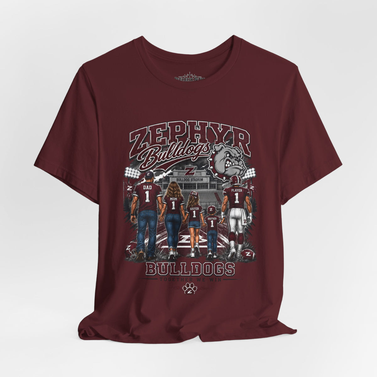 Zephyr Bulldogs Together We Rise Graphic T-Shirt