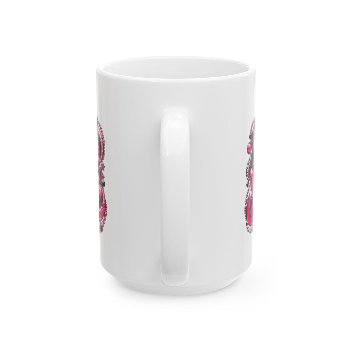 Pink Rhinestone Star Glam Mug