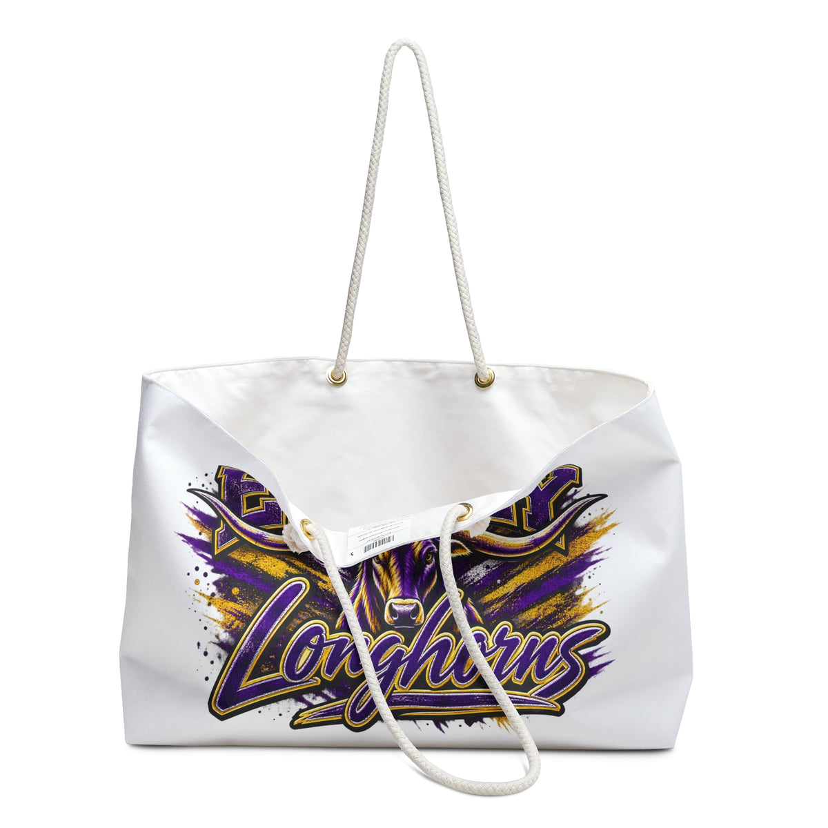 Weekender Bag — Early Longhorns Graphic Travel Tote