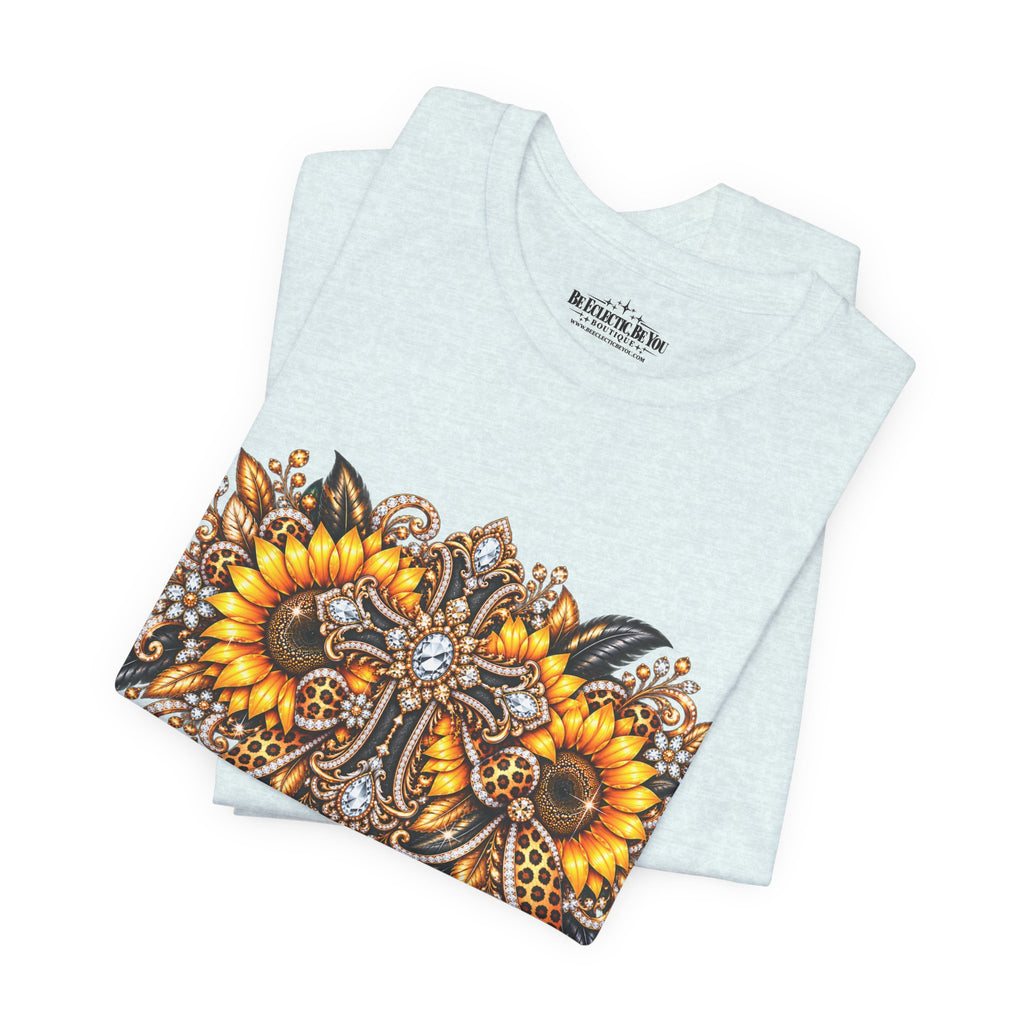 Ornate Sunflower Mandala Tee