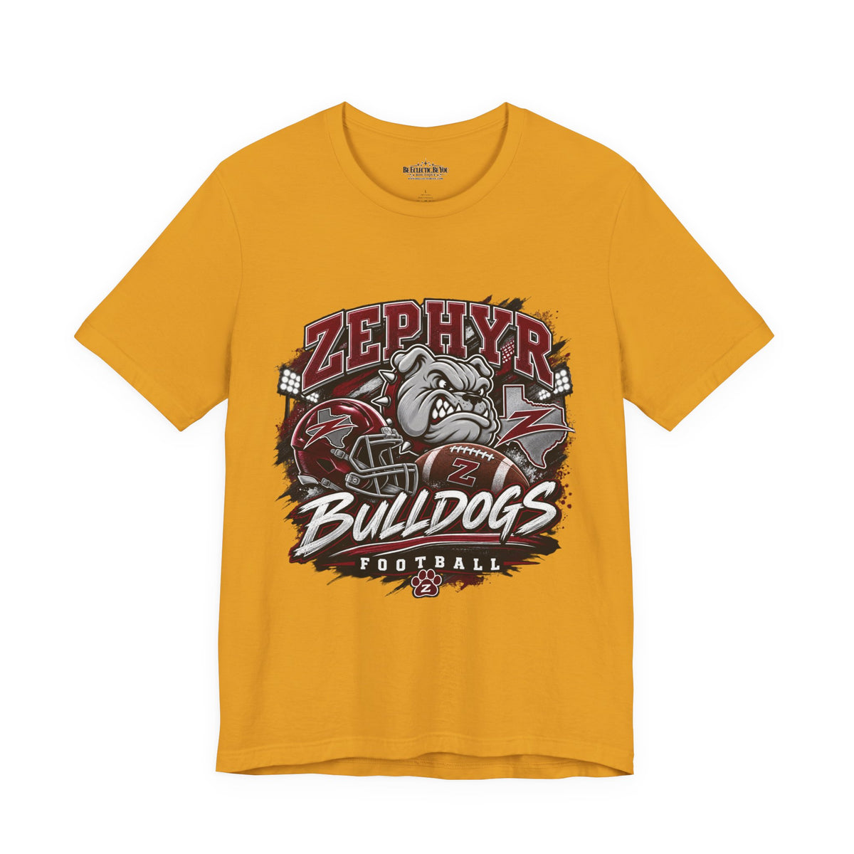 Zephyr Bulldogs Football Graphic Tee