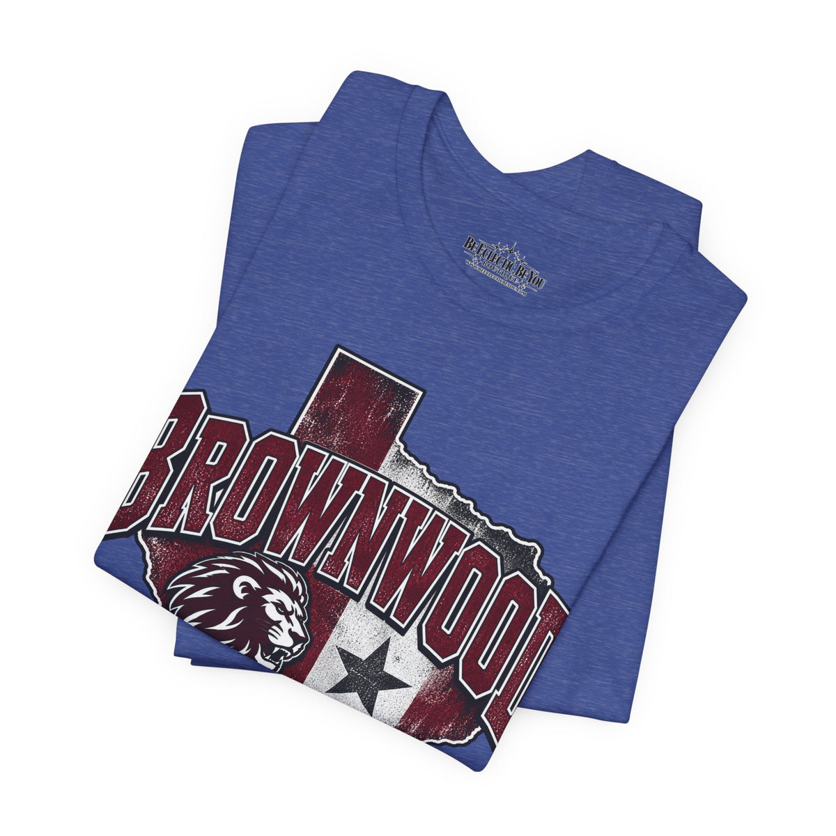 Brownwood Texas Lion Star Graphic T-Shirt