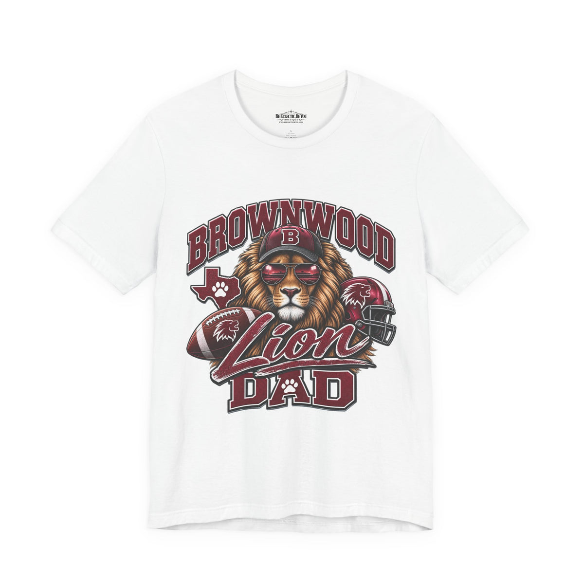Brownwood Lion Dad Graphic T-Shirt