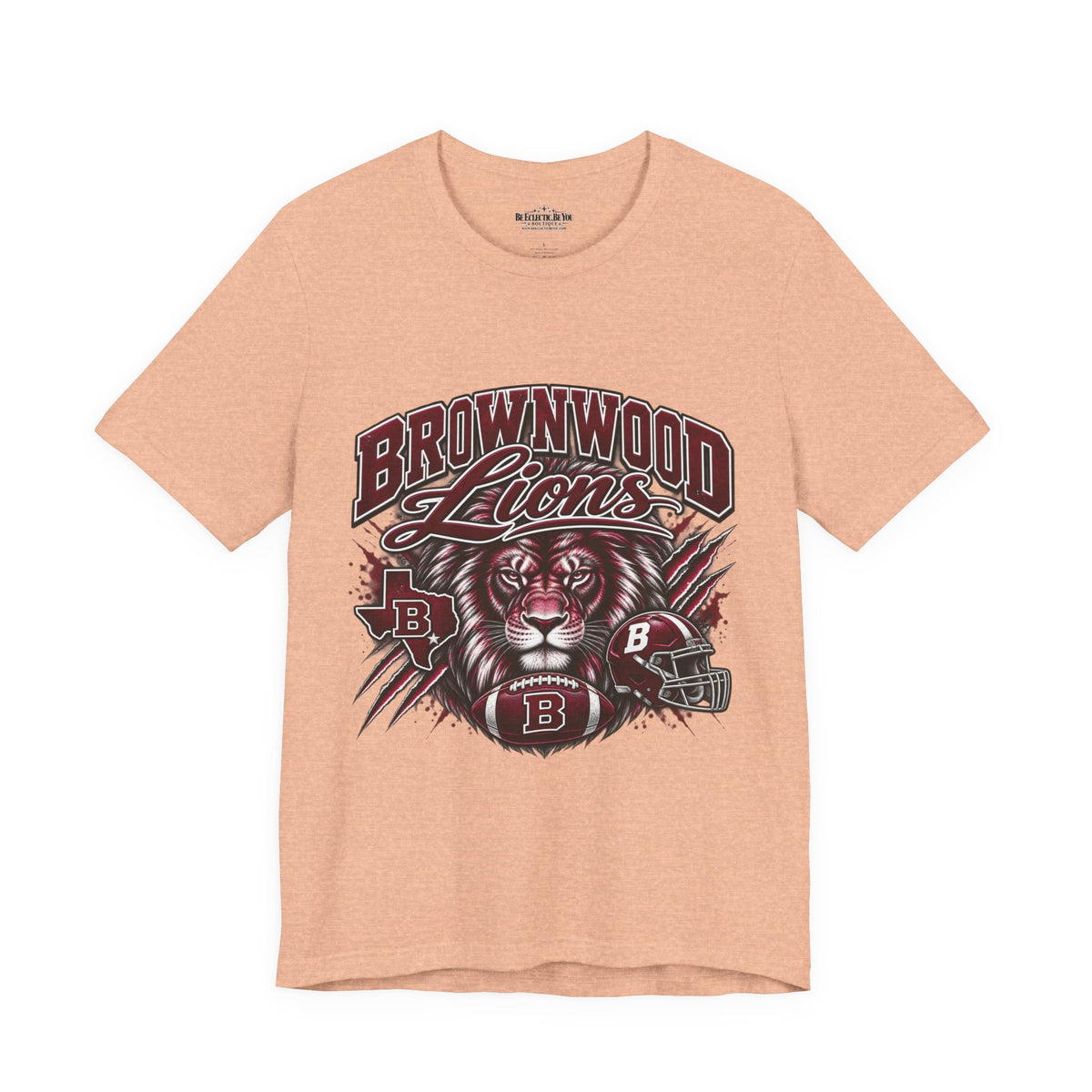 Brownwood Lions Mascot Jersey T-Shirt