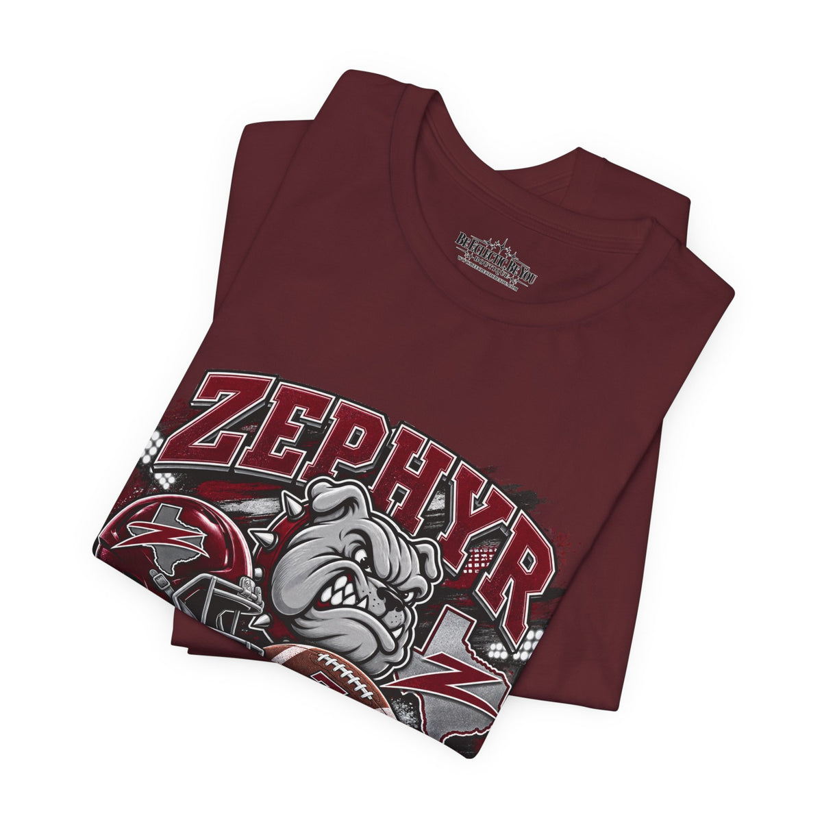 Zephyr Bulldogs Football Graphic Tee