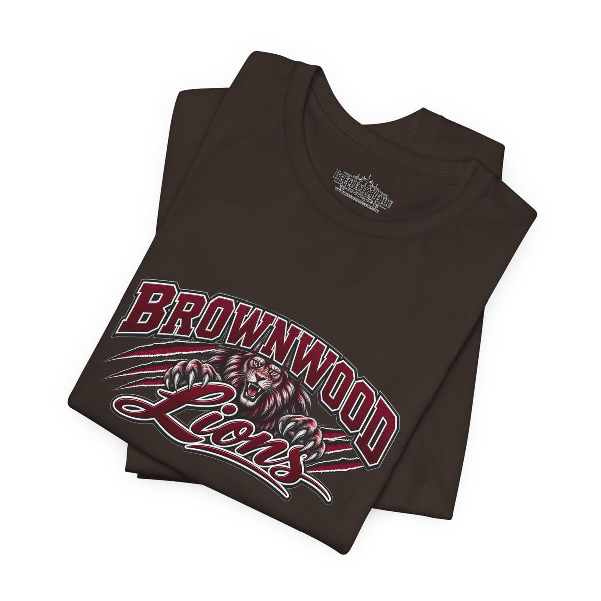 Brownwood Lions Vintage School Graphic T-Shirt