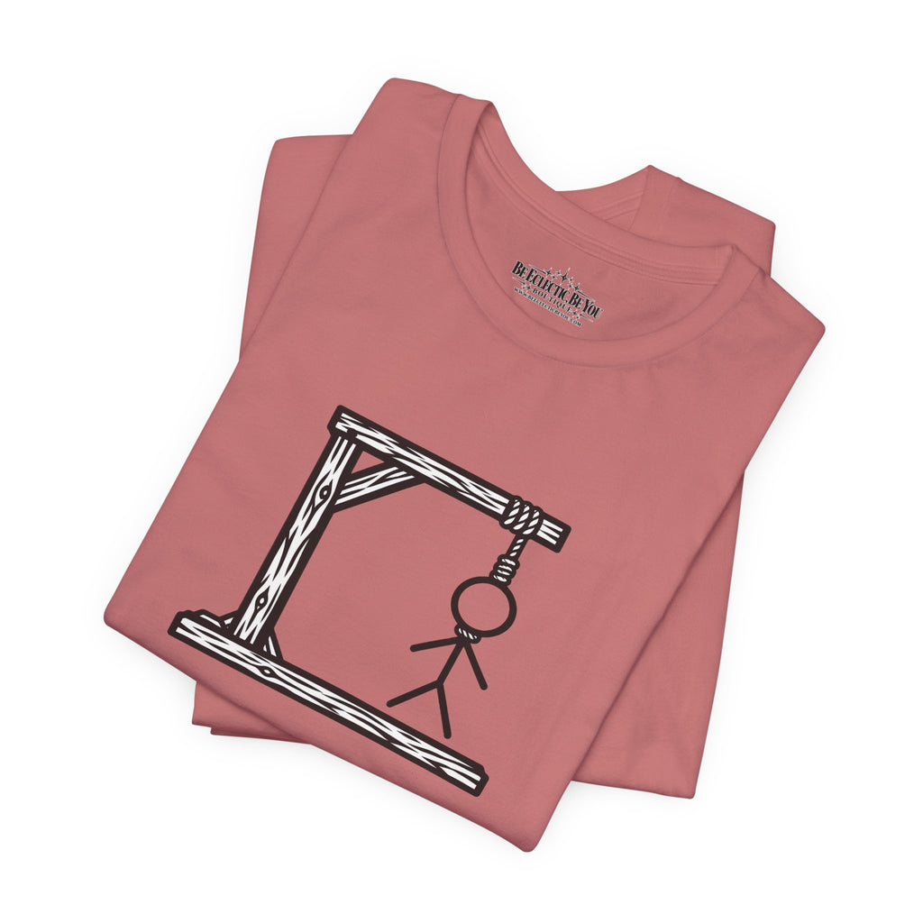 Hangman “F_C_ _FF” Graphic T-Shirt