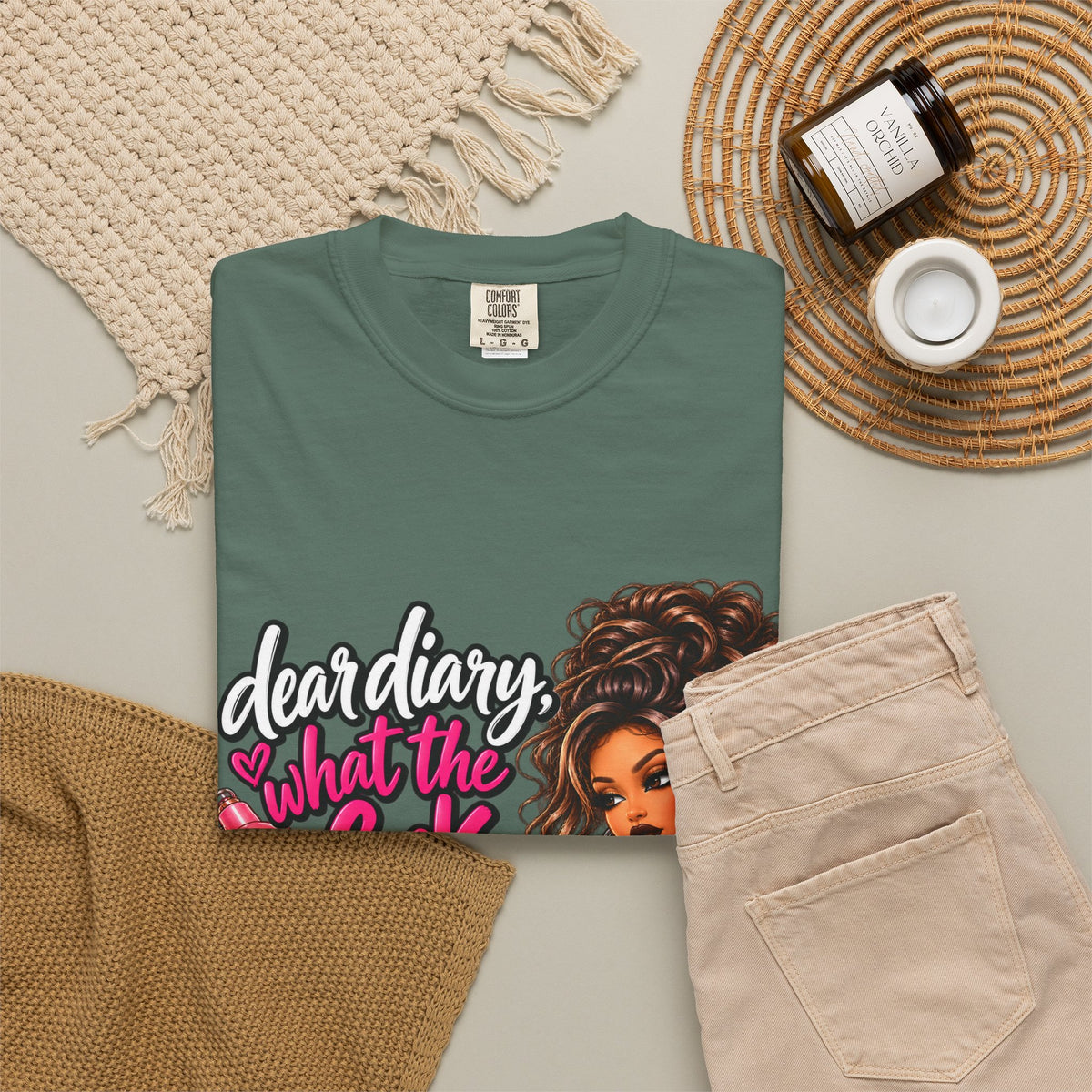 Diary Tee — “Dear Diary, What the F***” Graphic T-Shirt