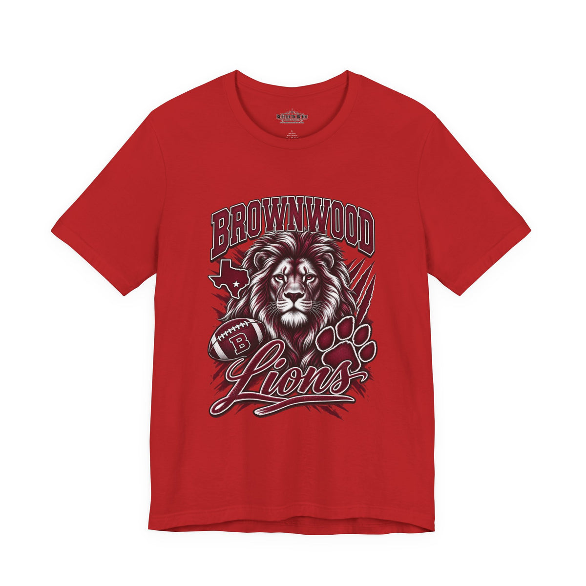 Brownwood Lions Vintage Lion Graphic T-Shirt