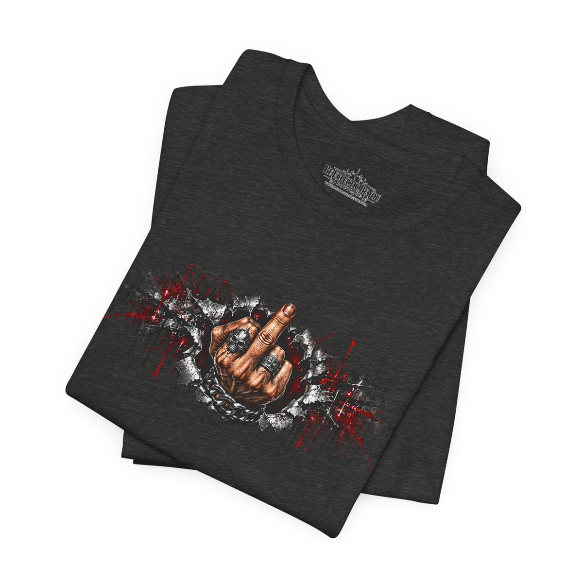 Rock On Hand Gesture Graphic T-Shirt