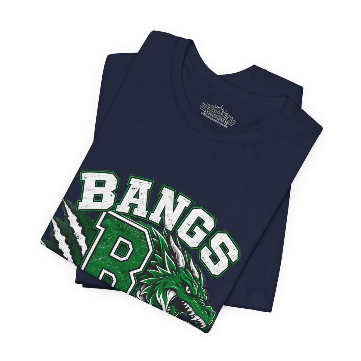 Bangs Dragons Vintage Mascot Graphic T-Shirt