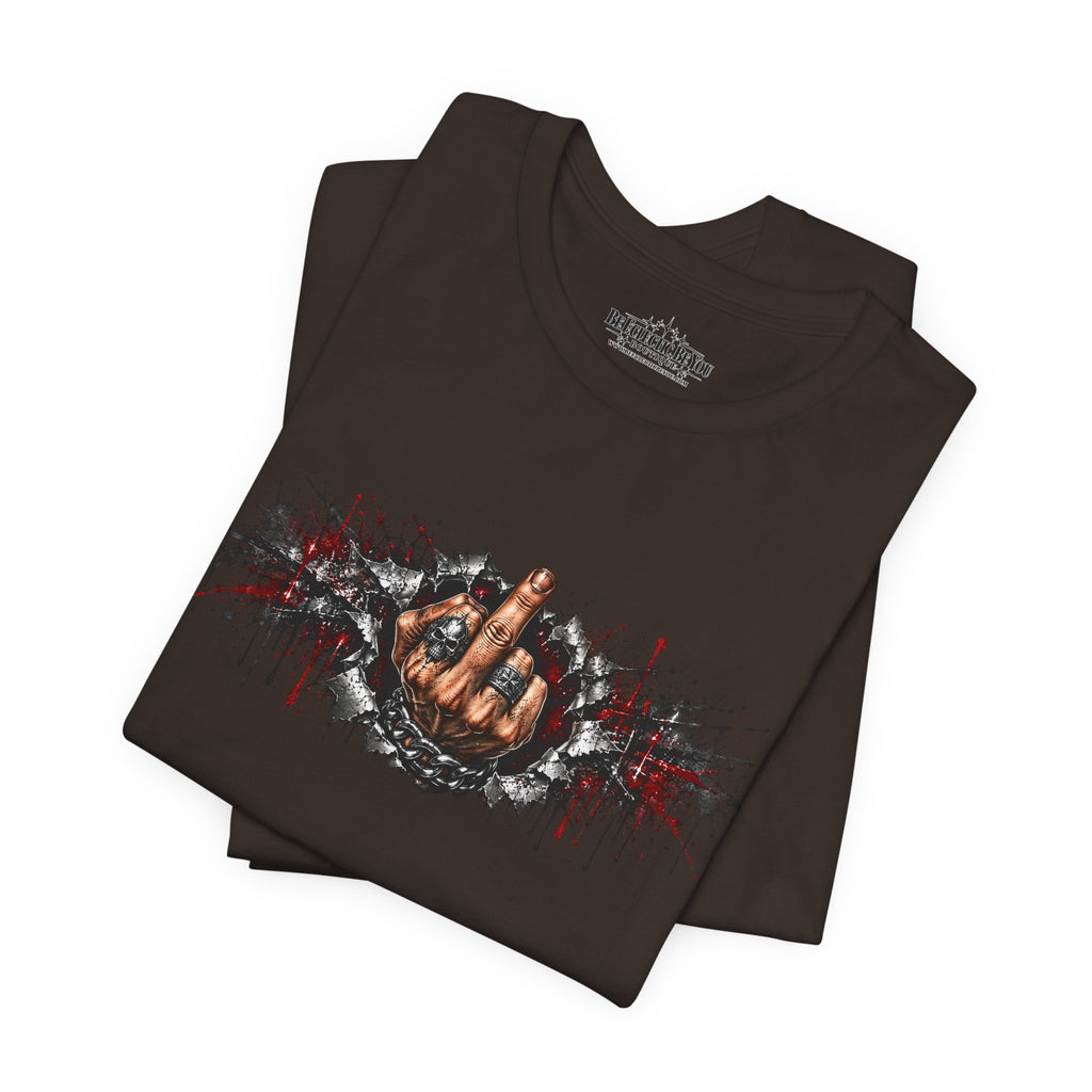 Rock On Hand Gesture Graphic T-Shirt