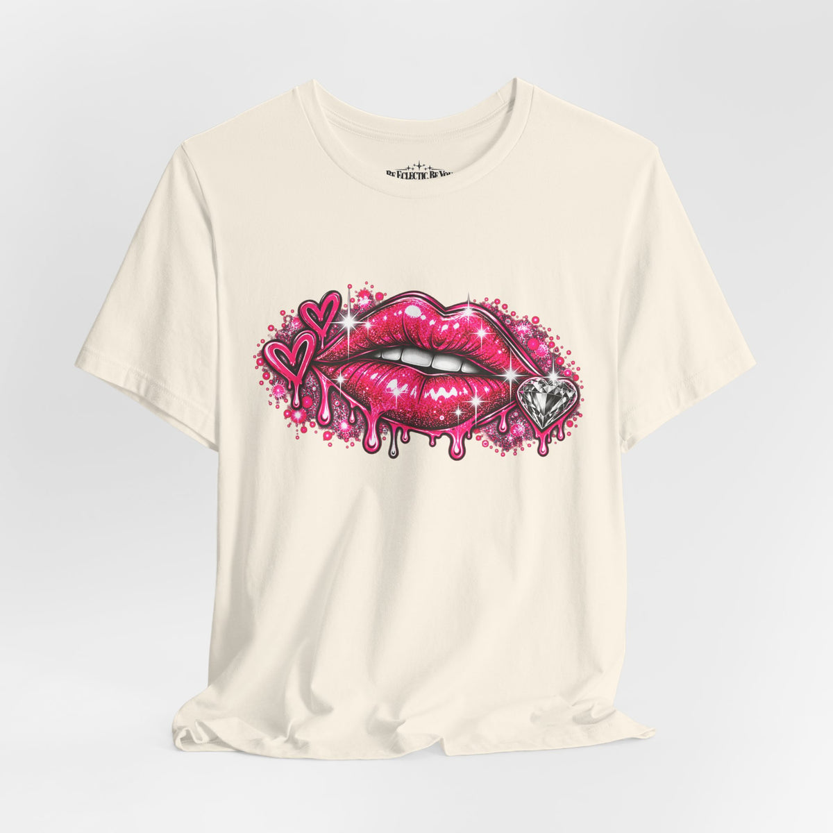 Sparkly Pink Lips Graphic Tee