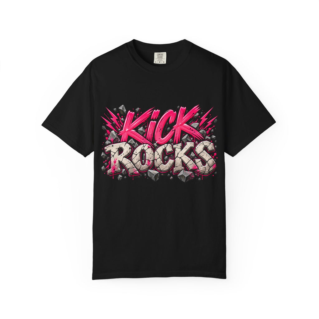 Kick Rocks Graphic T-Shirt — Bold Retro Streetwear Tee