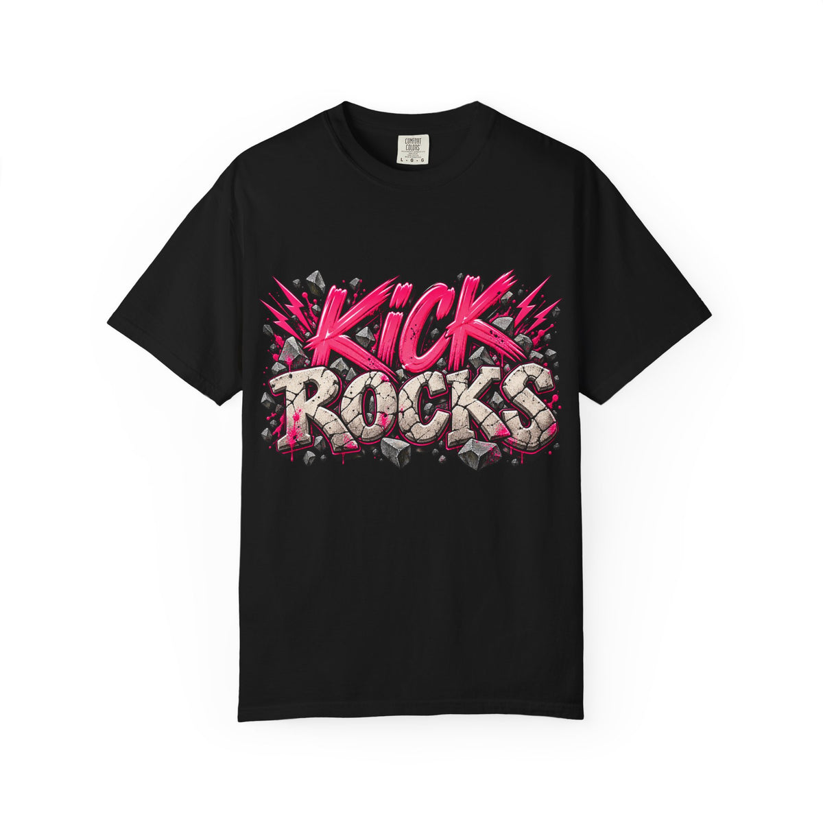 Kick Rocks Graphic T-Shirt — Bold Retro Streetwear Tee