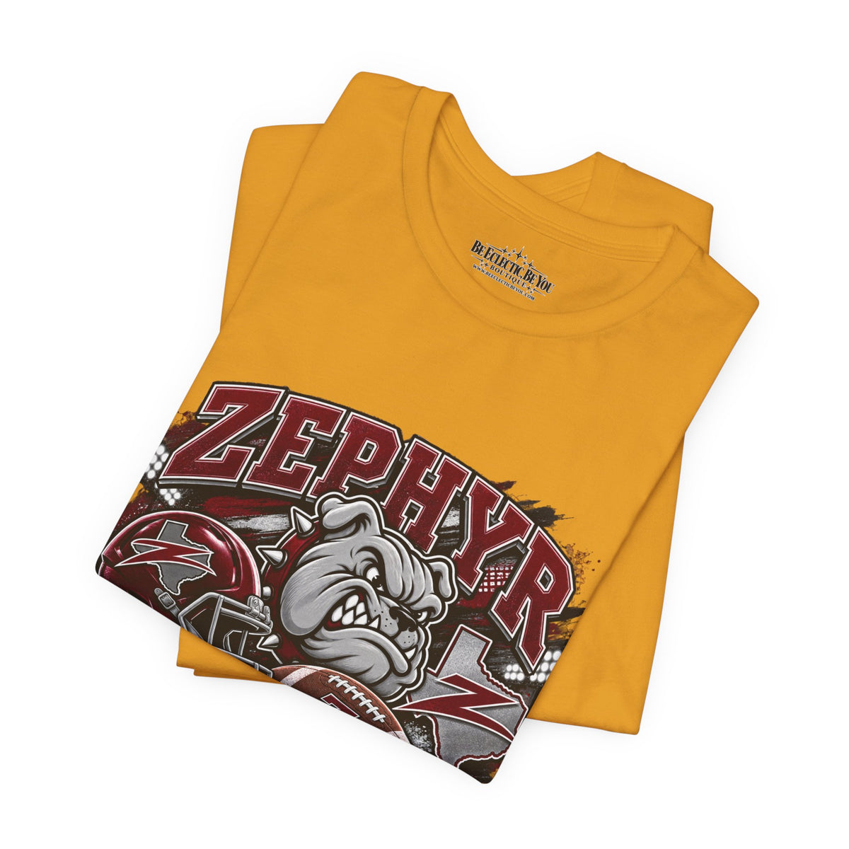 Zephyr Bulldogs Football Graphic Tee