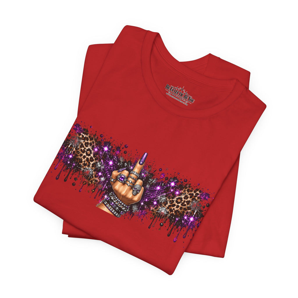 Rude Finger Graphic T-Shirt