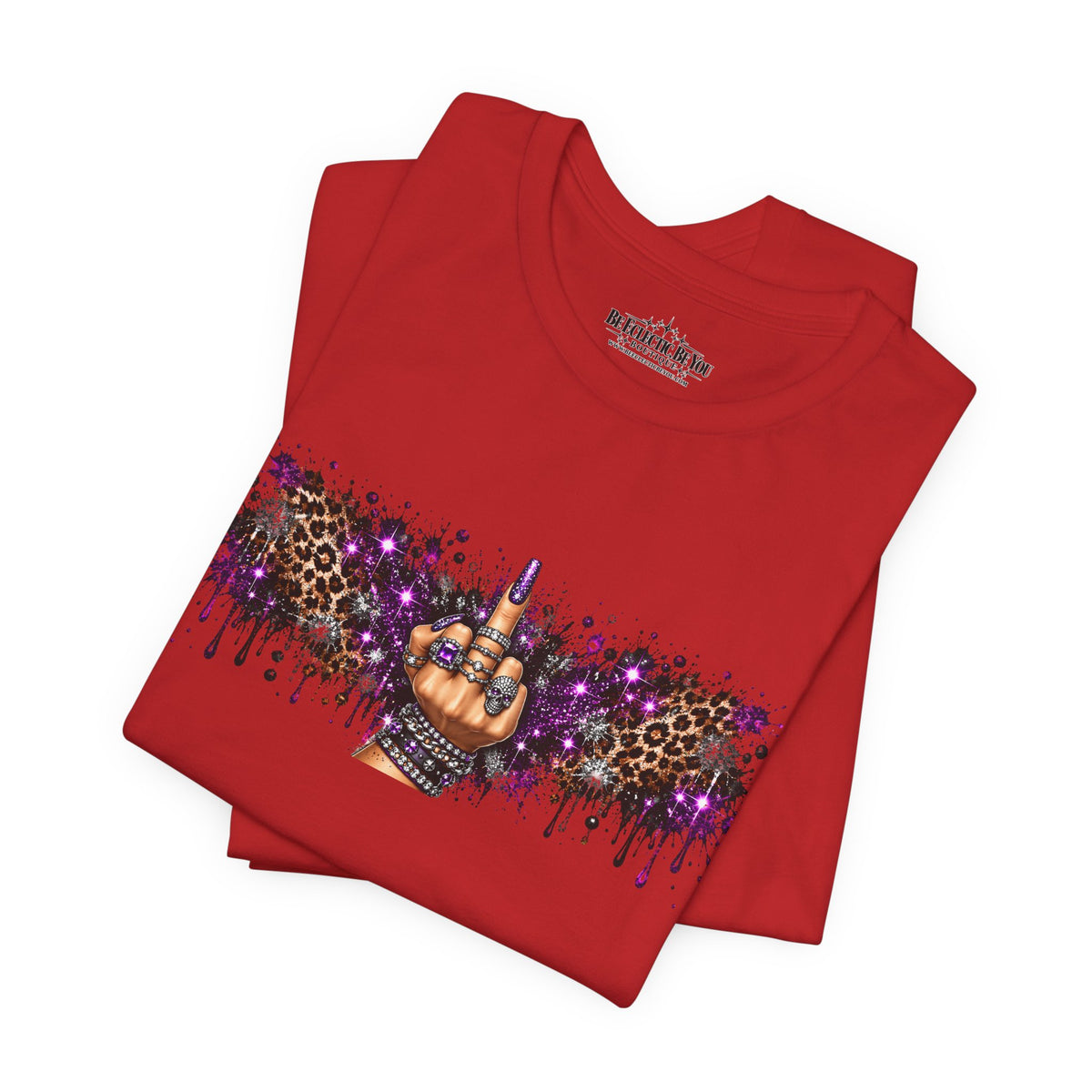 Rude Finger Graphic T-Shirt