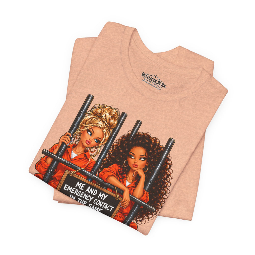 Emergency Contact Friendship Graphic Tee