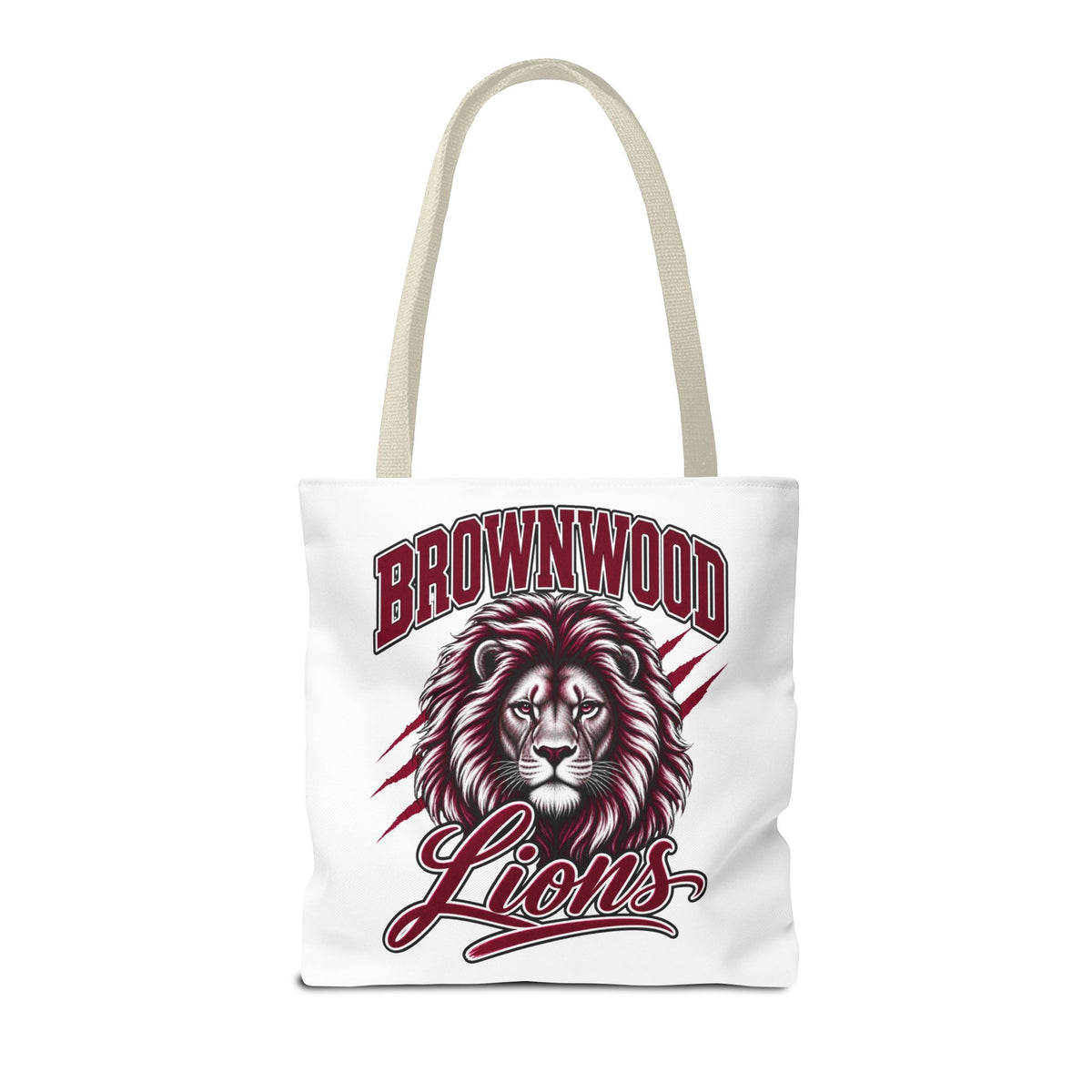Brownwood Lions Tote Bag – School Mascot Lion Shopper