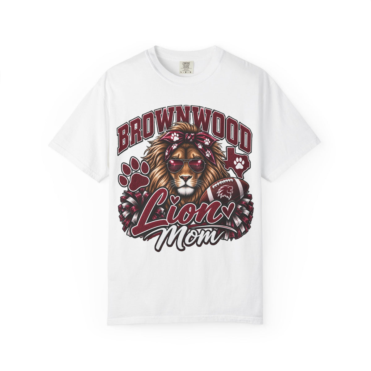 Brownwood Lions Mom T-shirt