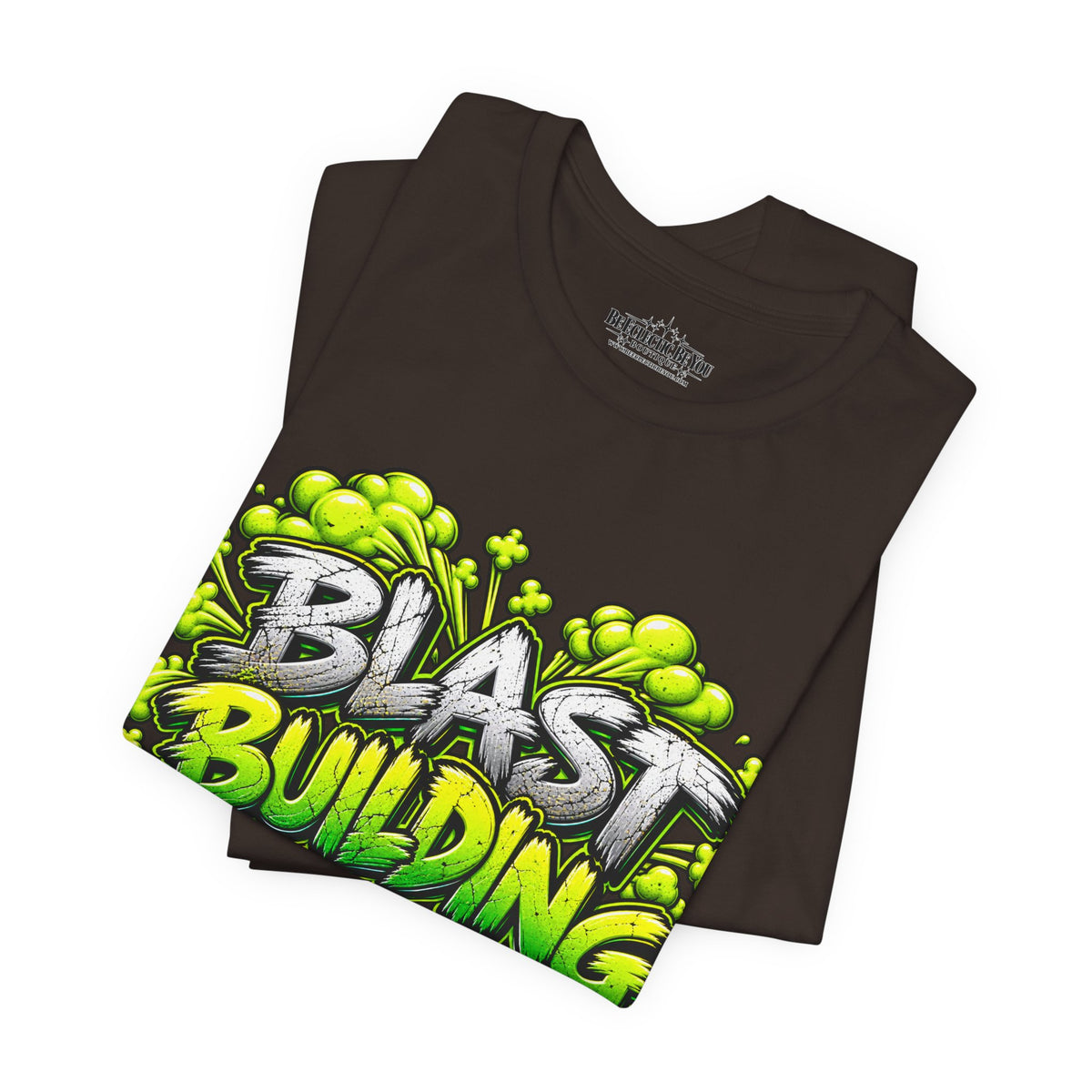 Blast Building Warning Blast Zone Graphic T-Shirt