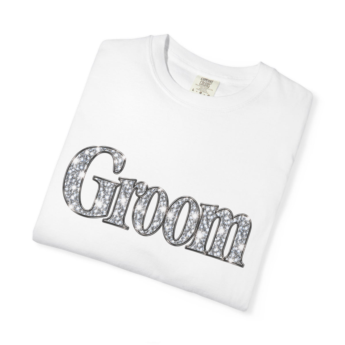 Groom Logo T-Shirt — Wedding Party Tee for Groom and Groomsmen