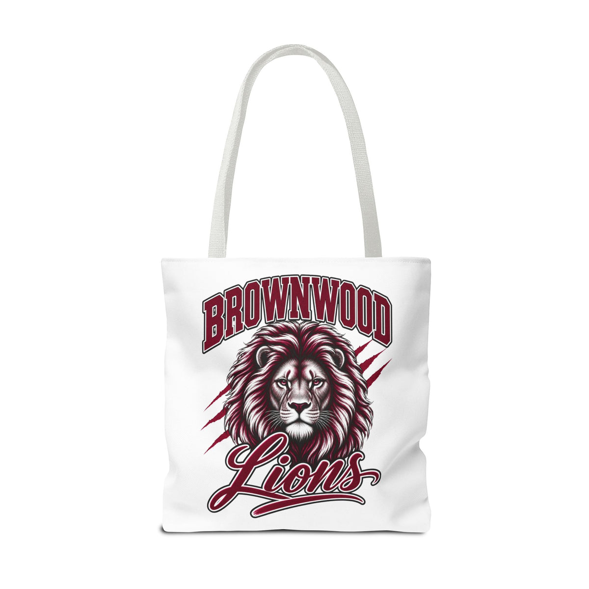 Brownwood Lions Tote Bag – School Mascot Lion Shopper