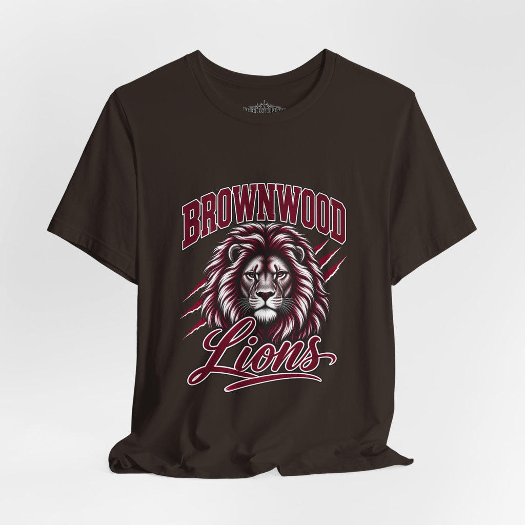 Brownwood Lions Mascot Graphic T-Shirt